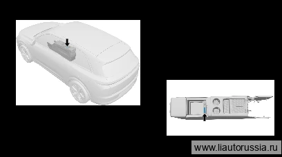 Центральная консоль, корпусной каркас — деталь USB 1