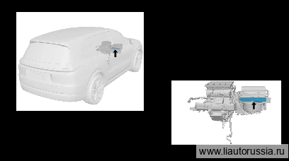 Компоненты корпуса переднего HVAC-Крышка салонного фильтра