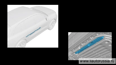 Теплозащитный экран аккумуляторной батареи